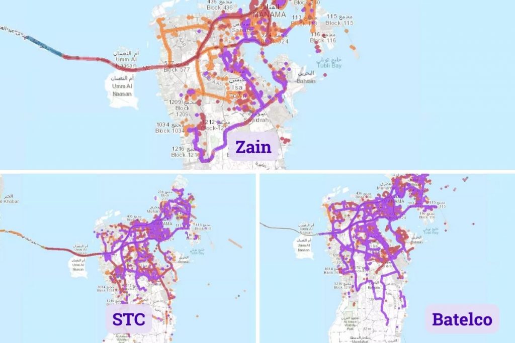 Bahrain Mobile Internet Coverage